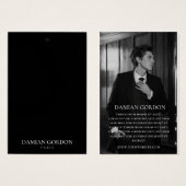 フォトラベル付き黒い服つるブランド (正面&裏面)