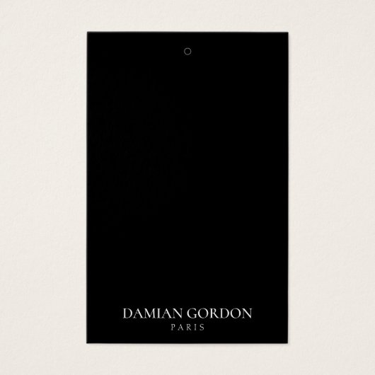 フォトラベル付き黒い服つるブランド (正面)