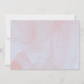 フォトラベンダーミストマーブルブライダルシャワー 招待状 (裏面)