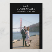 フォトランドマークの場所テーブル番号カードの署名 メニュー (裏面)