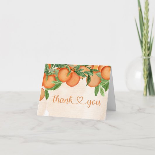 フォトリトルかわいこちゃんニュートラル赤ちゃんシャワー サンキューカード (正面)