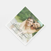 フォトリハーサルの夕ご飯を前の夜 スタンダードランチョンナプキン (角)