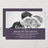 フォトリハーサルディナー招待状 招待状 (正面/裏面)