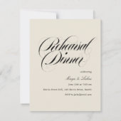 フォトリハーサルディナー招待状 招待状 (裏面)