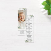 フォトリービメモリアル葬儀詩ブックマーク (デスク)