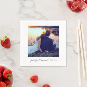 フォトルック結婚フォト スタンダードカクテルナプキン (インサイチュ)