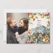 フォトレイクコモイタリアデスティネーションウェディング セーブザデート (正面)