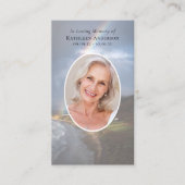 フォトレインボービーチメモリアル祈りの言葉カード コーリングカード (正面)