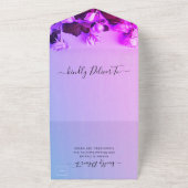 フォトレインボー結婚ズ・オールインワン招待状 オールインワン招待状 (外側)