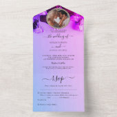 フォトレインボー結婚ズ・オールインワン招待状 オールインワン招待状 (内側)