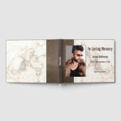 フォトレザーフェイクマーブルゲストブック ゲストブック (全面)