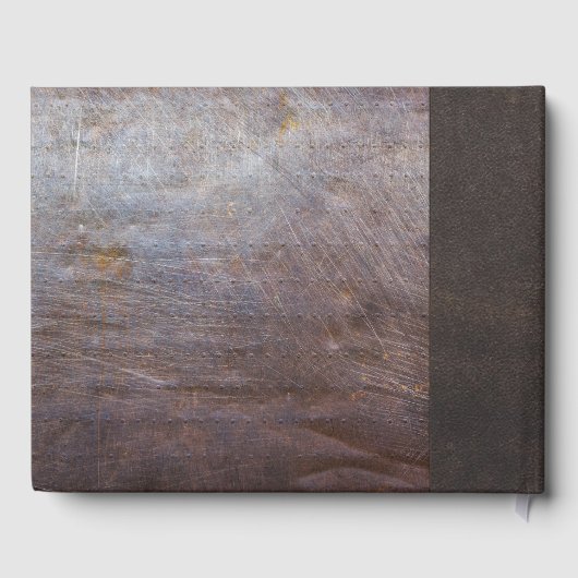 フォトレザーフェイクメタルゲストブック ゲストブック (裏面)