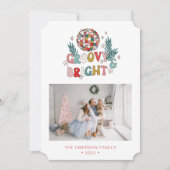 フォトレトロクリスマスカード シーズンカード (正面)