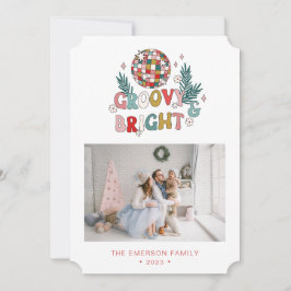 フォトレトロクリスマスカード シーズンカード