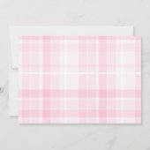 フォトレトロコケットピンクボウ卒業 案内状 (裏面)