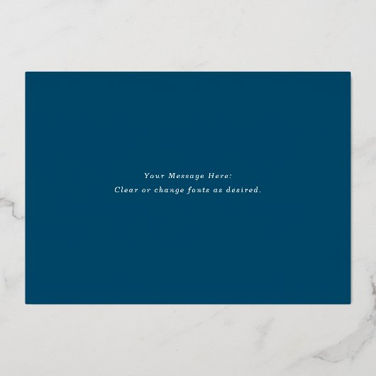 フォトレトロスクリプトハッピーハヌカー 箔シーズンカード (裏面)