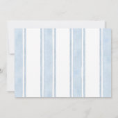 フォトレトロハンドドロッドブルー卒業 案内状 (裏面)