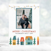 フォトレトロメリークリスマスカード シーズンカード