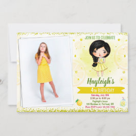 フォトレモンの招待夏の誕生日の招待 招待状