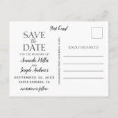 フォトレモ素朴ンウッド日付を保存 | 案内ポストカード (裏面)