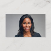 フォトロゴのソーシャルメディアアイコンモダン 名刺 (裏面)