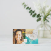 フォトロゴビーチシーコースタルトラベル 名刺 (スタンド正面)