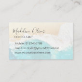 フォトロゴビーチシーコースタルトラベル 名刺 (裏面)