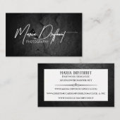フォトロゴブラックストーン 名刺 (正面/裏面)