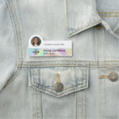 フォトロゴプロフェッショナルフェイクホログラフィックビジネス 名札 (インサイチュ)