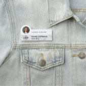 フォトロゴホワイトグレーマーブルプロフェッショナル事業 名札 (インサイチュ)