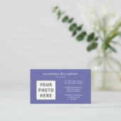 フォトロゴ水平両面ペリアニクル 名刺 (スタンド正面)