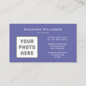 フォトロゴ水平両面ペリアニクル 名刺 (正面)