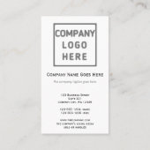 フォトロゴ（両面なし） 名刺 (裏面)