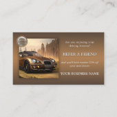 フォトロゴQRコードスチームパンク駆動インストラクター 紹介カード (正面)