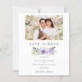 フォトロマンティックパープルシェーズバラ結婚リースズ (正面)