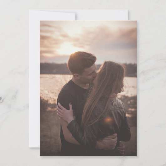 フォトロマ結婚ンス 招待状 (正面)