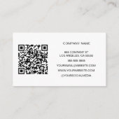 フォトロミニマルゴパーソナライズされたの名刺 名刺 (裏面)