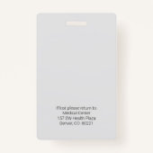 フォトロールIDバッジ バッジ (裏面)