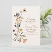 フォトワイルドフラワーズ植物園卒業 招待状 (スタンド正面)