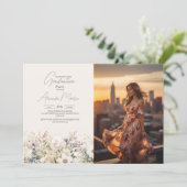 フォトワイルドフラワー卒業ボホカントリーフローラ 招待状 (スタンド正面)