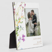 フォトワイルドフラワー結婚へようこそ フォトプラーク (側面)