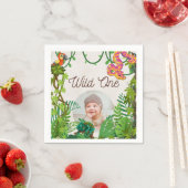 フォトワイルドワン誕生日 スタンダードカクテルナプキン (インサイチュ)