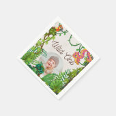 フォトワイルドワン誕生日 スタンダードカクテルナプキン (角)