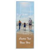 フォトワイン抱き枕カスタム文字名 ワインギフトバッグ (正面)