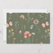 フォトワンワイルドイヤー誕生日招待状 招待状 (裏面)