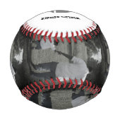 フォトワールドナンバーワンパパグランパカスタム 野球ボール (裏面)