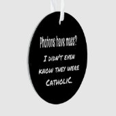 フォトンは大量の皮肉おもしろい的な冗談科学を持つ オーナメント (正面)