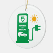 フォトン駆動EVオーナメント セラミックオーナメント (左)