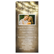 フォトヴィンテージ国のツ素朴リー結婚式 プログラム