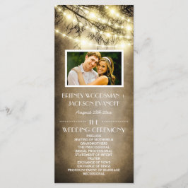 フォトヴィンテージ国のツ素朴リー結婚式 プログラム